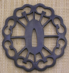 kiku gata tsuba